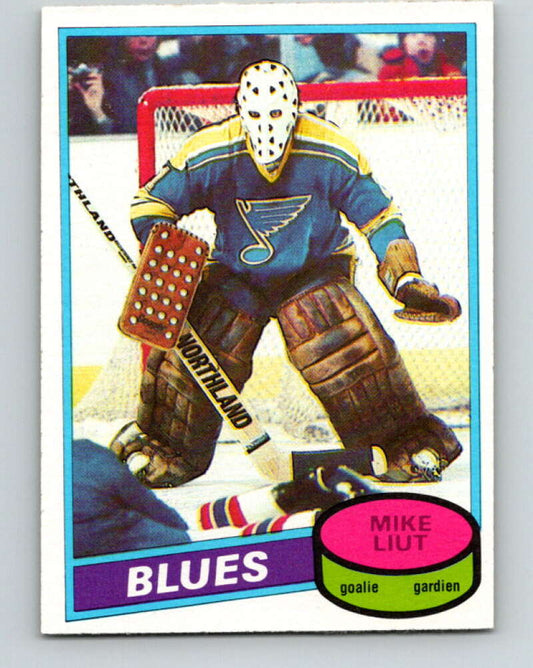 1980-81 O-Pee-Chee #31 Mike Liut  RC Rookie St. Louis Blues  V11365
