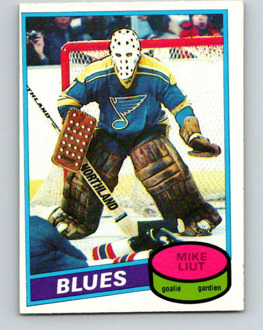 1980-81 O-Pee-Chee #31 Mike Liut  RC Rookie St. Louis Blues  V11368