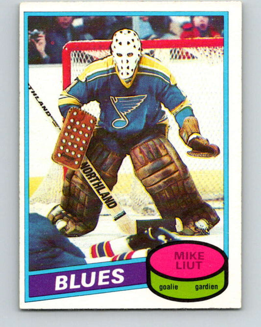1980-81 O-Pee-Chee #31 Mike Liut  RC Rookie St. Louis Blues  V11369