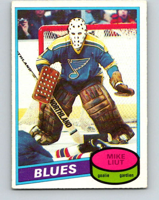 1980-81 O-Pee-Chee #31 Mike Liut  RC Rookie St. Louis Blues  V11370