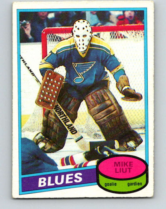 1980-81 O-Pee-Chee #31 Mike Liut  RC Rookie St. Louis Blues  V11371
