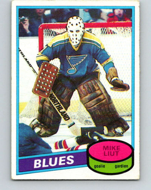 1980-81 O-Pee-Chee #31 Mike Liut  RC Rookie St. Louis Blues  V11374