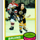 1980-81 O-Pee-Chee #129 Al Secord  RC Rookie Boston Bruins  V11421