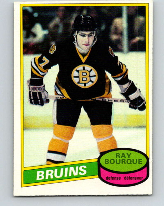 1980-81 O-Pee-Chee #140 Ray Bourque  RC Rookie Boston Bruins  V11427