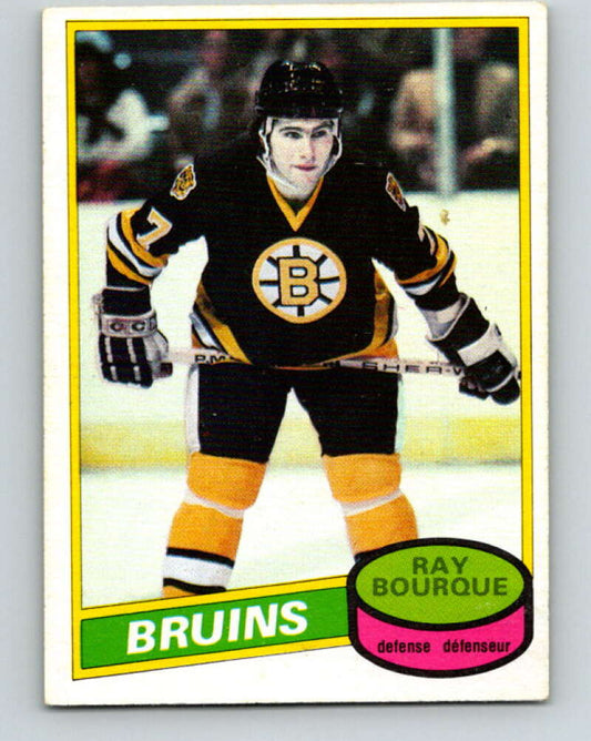 1980-81 O-Pee-Chee #140 Ray Bourque  RC Rookie Boston Bruins  V11428