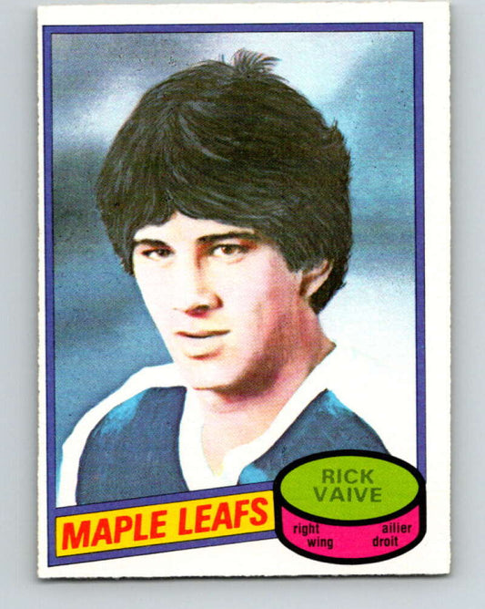 1980-81 O-Pee-Chee #242 Rick Vaive  RC Rookie Toronto Maple Leafs  V11480