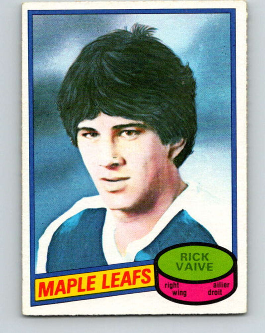 1980-81 O-Pee-Chee #242 Rick Vaive  RC Rookie Toronto Maple Leafs  V11481
