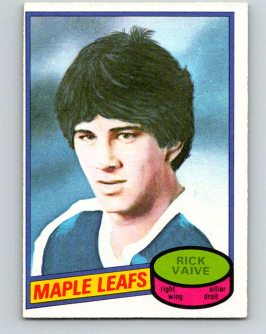 1980-81 O-Pee-Chee #242 Rick Vaive  RC Rookie Toronto Maple Leafs  V11486