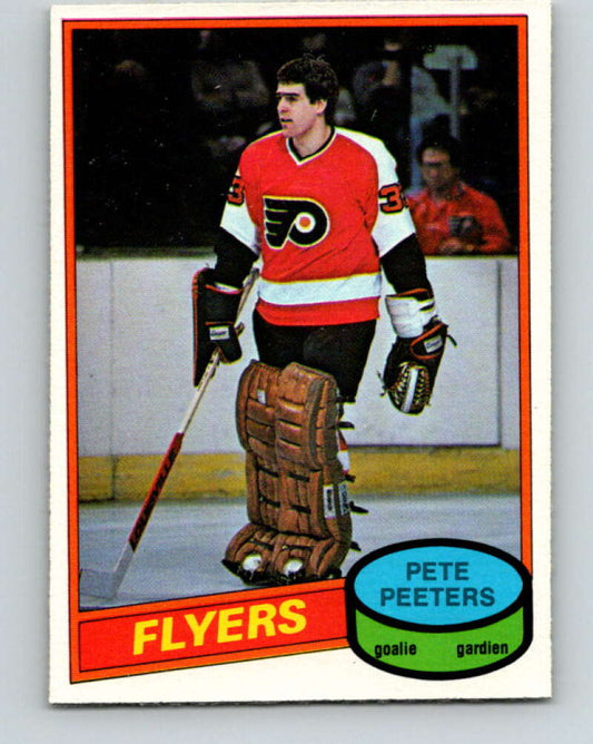 1980-81 O-Pee-Chee #279 Pete Peeters  RC Rookie Philadelphia Flyers  V11503