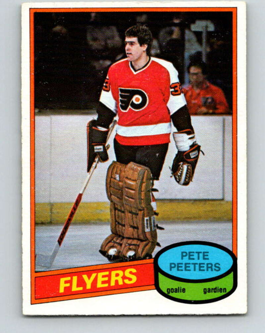 1980-81 O-Pee-Chee #279 Pete Peeters  RC Rookie Philadelphia Flyers  V11507