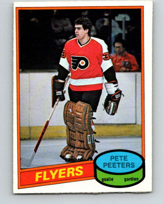 1980-81 O-Pee-Chee #279 Pete Peeters  RC Rookie Philadelphia Flyers  V11508