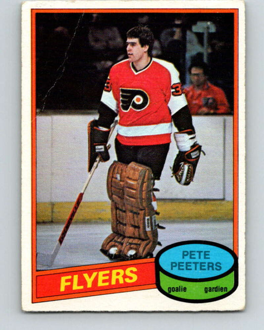 1980-81 O-Pee-Chee #279 Pete Peeters  RC Rookie Philadelphia Flyers  V11510