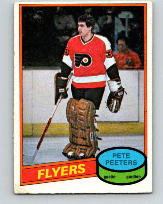 1980-81 O-Pee-Chee #279 Pete Peeters  RC Rookie Philadelphia Flyers  V11511