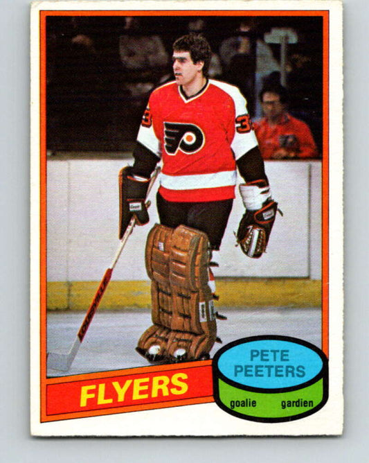 1980-81 O-Pee-Chee #279 Pete Peeters  RC Rookie Philadelphia Flyers  V11512