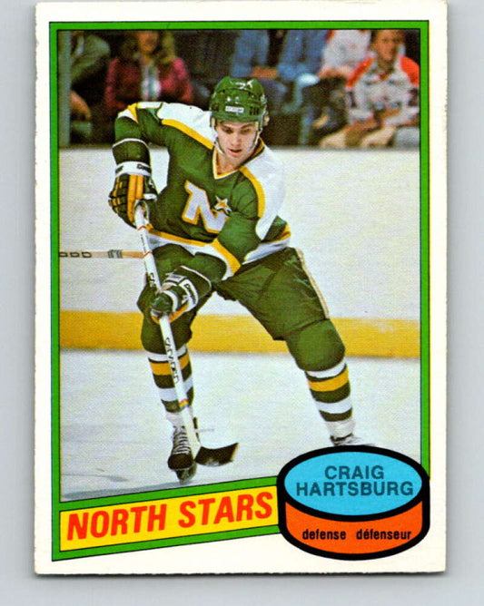 1980-81 O-Pee-Chee #317 Craig Hartsburg  RC Rookie Minnesota North Stars  V11528