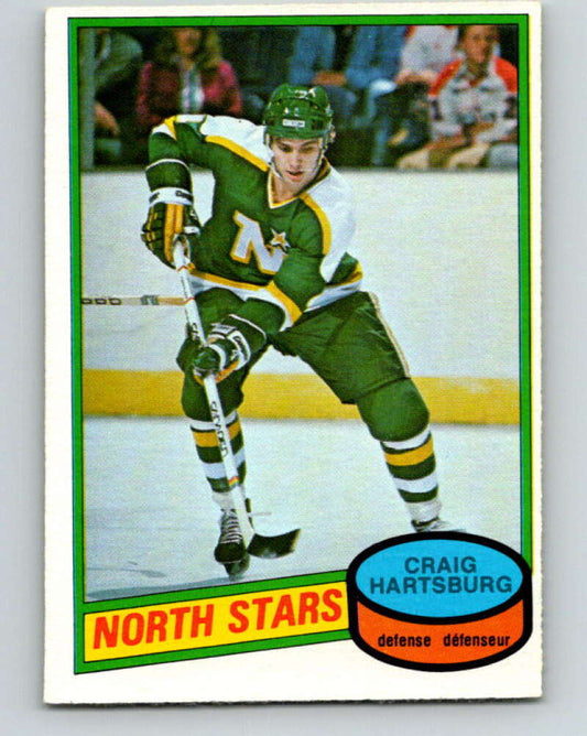 1980-81 O-Pee-Chee #317 Craig Hartsburg  RC Rookie Minnesota North Stars  V11529
