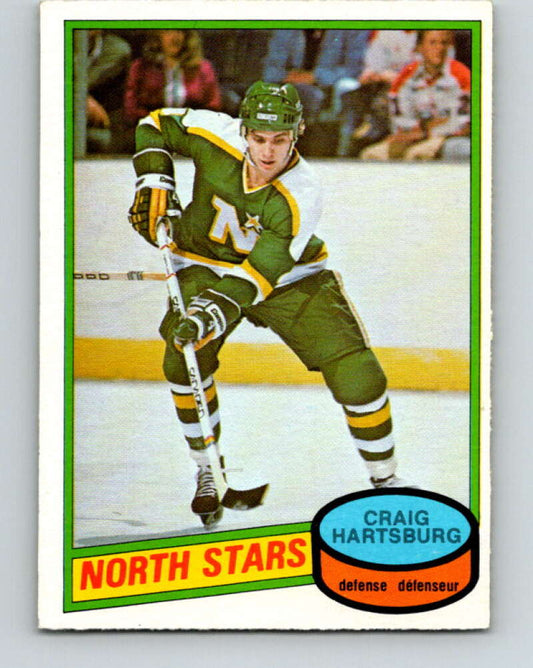 1980-81 O-Pee-Chee #317 Craig Hartsburg  RC Rookie Minnesota North Stars  V11530