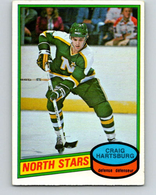 1980-81 O-Pee-Chee #317 Craig Hartsburg  RC Rookie Minnesota North Stars  V11531