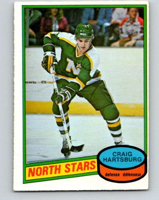 1980-81 O-Pee-Chee #317 Craig Hartsburg  RC Rookie Minnesota North Stars  V11532