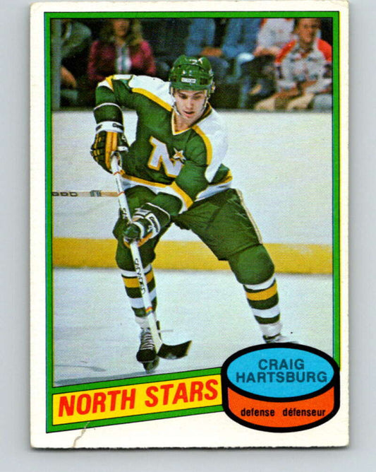 1980-81 O-Pee-Chee #317 Craig Hartsburg  RC Rookie Minnesota North Stars  V11533