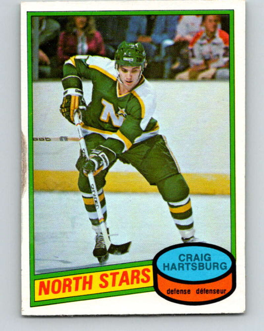 1980-81 O-Pee-Chee #317 Craig Hartsburg  RC Rookie Minnesota North Stars  V11534