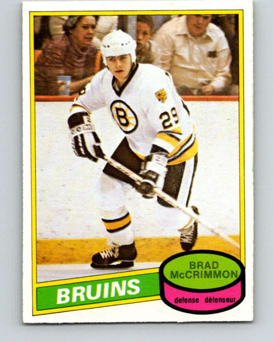 1980-81 O-Pee-Chee #354 Brad McCrimmon  RC Rookie Boston Bruins  V11569