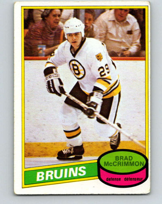 1980-81 O-Pee-Chee #354 Brad McCrimmon  RC Rookie Boston Bruins  V11572