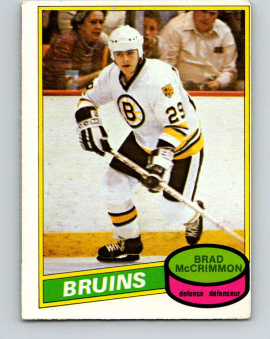 1980-81 O-Pee-Chee #354 Brad McCrimmon  RC Rookie Boston Bruins  V11574
