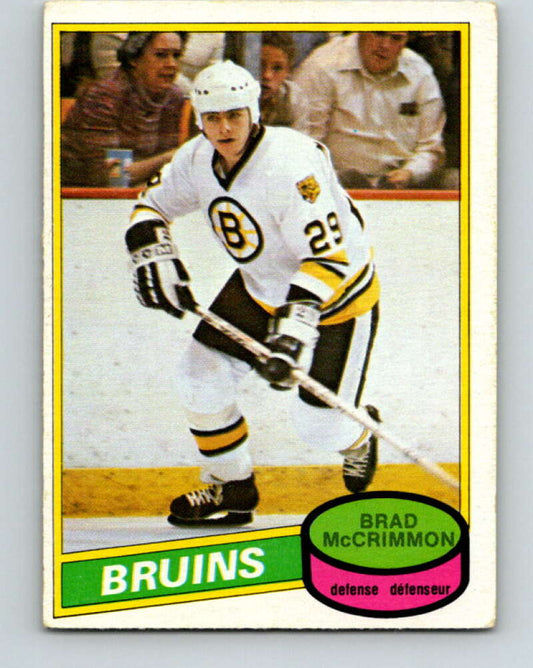 1980-81 O-Pee-Chee #354 Brad McCrimmon  RC Rookie Boston Bruins  V11575
