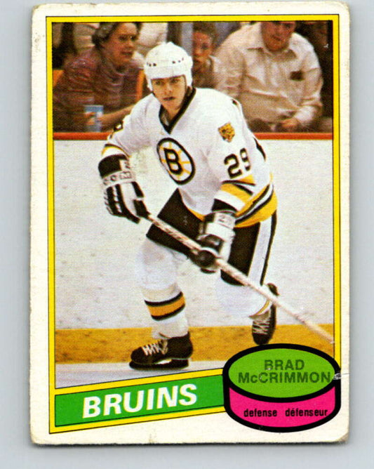 1980-81 O-Pee-Chee #354 Brad McCrimmon  RC Rookie Boston Bruins  V11576