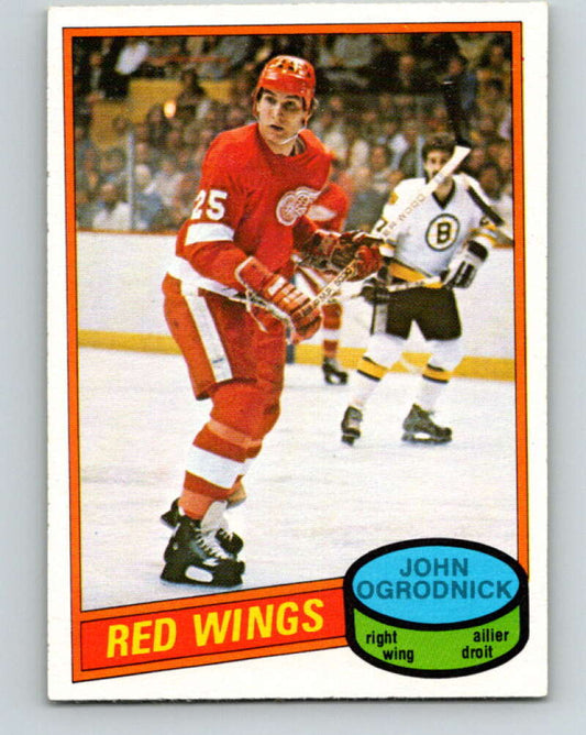 1980-81 O-Pee-Chee #359 John Ogrodnick  RC Rookie Detroit Red Wings  V11578