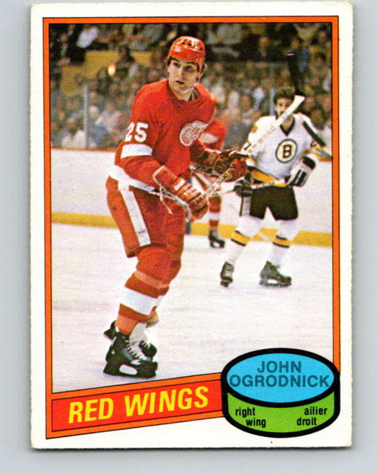 1980-81 O-Pee-Chee #359 John Ogrodnick  RC Rookie Detroit Red Wings  V11579