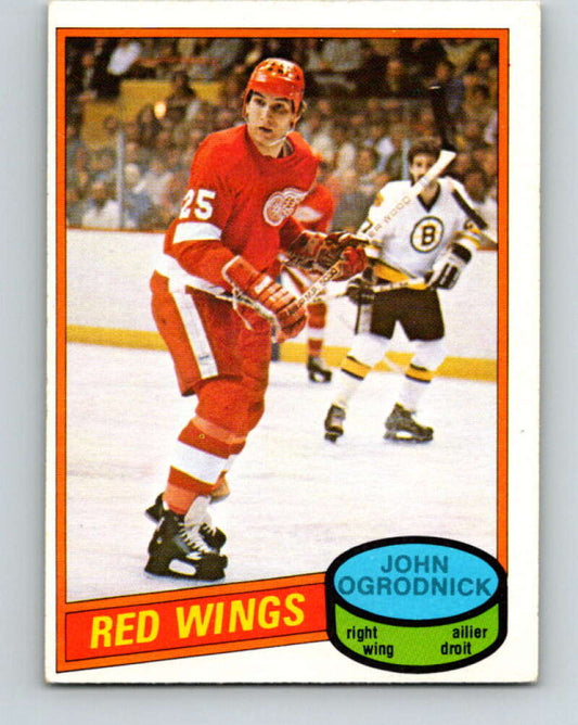 1980-81 O-Pee-Chee #359 John Ogrodnick  RC Rookie Detroit Red Wings  V11580