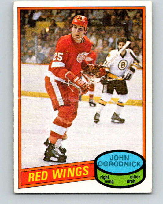 1980-81 O-Pee-Chee #359 John Ogrodnick  RC Rookie Detroit Red Wings  V11582