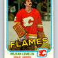 1981-82 O-Pee-Chee #44 Reggie Lemelin  RC Rookie Calgary Flames  V11618