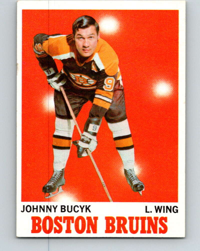 1970-71 Topps NHL #2 Johnny Bucyk Boston Bruins V11734