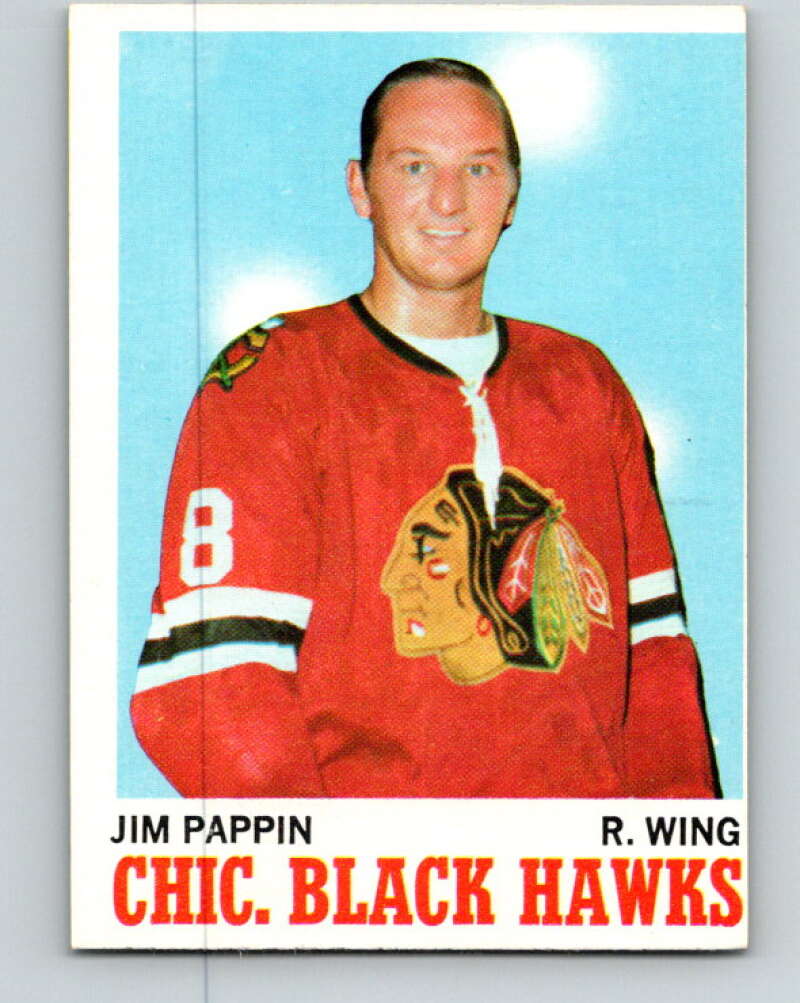 1970-71 Topps NHL #13 Jim Pappin Chicago Blackhawks V11738