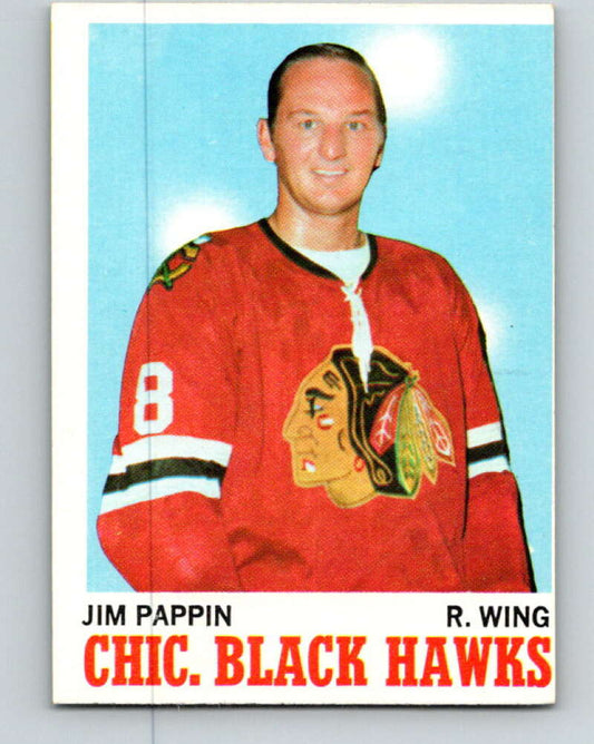 1970-71 Topps NHL #13 Jim Pappin  Chicago Blackhawks  V11738