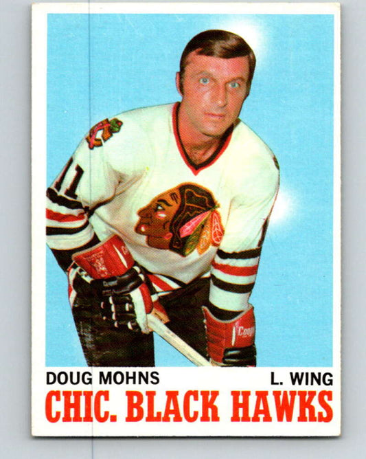 1970-71 Topps NHL #16 Doug Mohns  Chicago Blackhawks  V11739