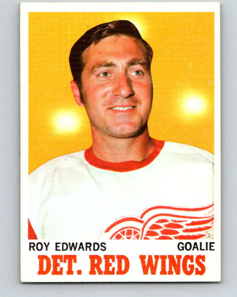 1970-71 Topps NHL #21 Roy Edwards Detroit Red Wings V11743