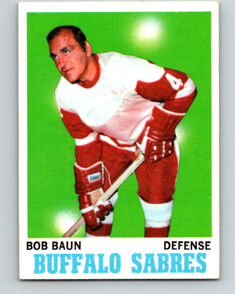 1970-71 Topps NHL #24 Bob Baun Toronto Maple Leafs V11745