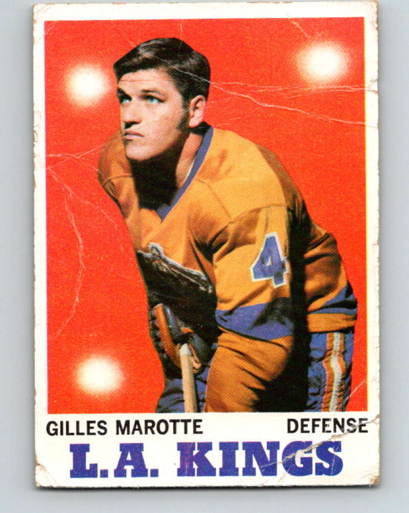 1970-71 Topps NHL #34 Gilles Marotte Los Angeles Kings V11748