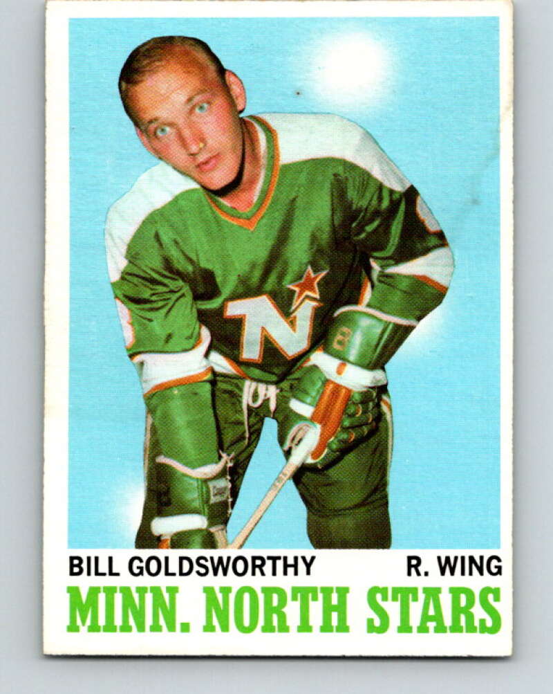 1970-71 Topps NHL #46 Bill Goldsworthy Minnesota North Stars V11751