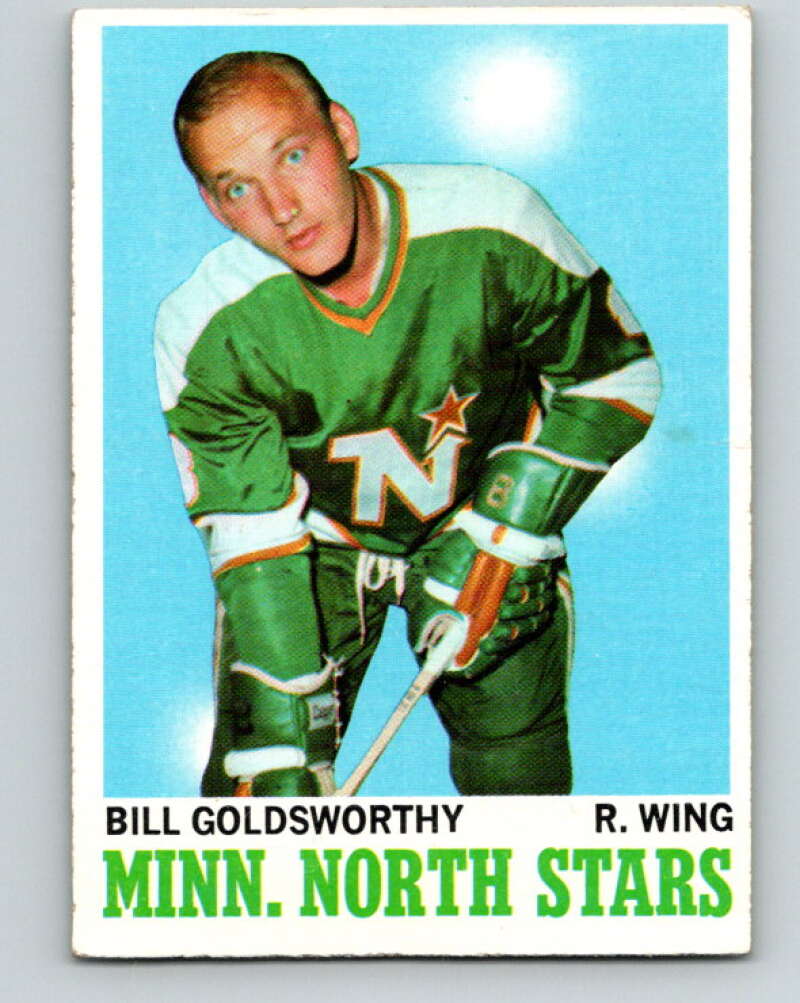 1970-71 Topps NHL #46 Bill Goldsworthy Minnesota North Stars V11752