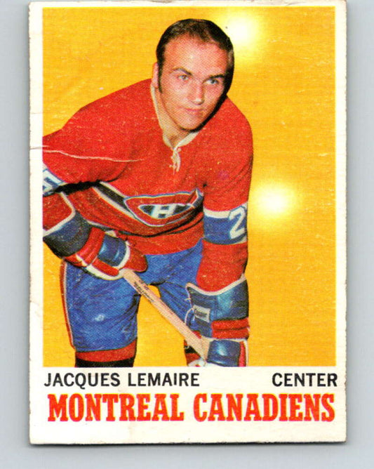 1970-71 Topps NHL #57 Jacques Lemaire  Montreal Canadiens  V11754