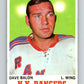 1970-71 Topps NHL #61 Dave Balon  New York Rangers  V11756