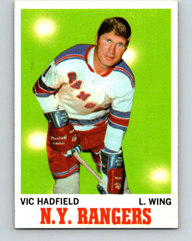 1970-71 Topps NHL #62 Vic Hadfield New York Rangers V11757
