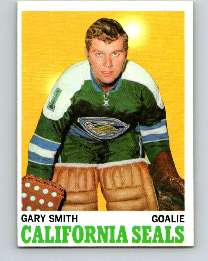 1970-71 Topps NHL #69 Gary Smith California Golden Seals V11759