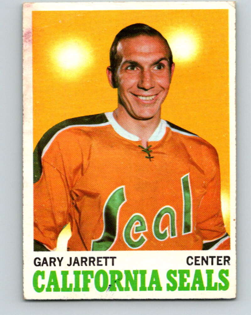 1970-71 Topps NHL #75 Gary Jarrett California Golden Seals V11764