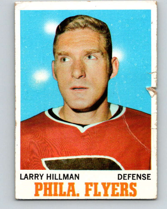 1970-71 Topps NHL #81 Larry Hillman  Philadelphia Flyers  V11767